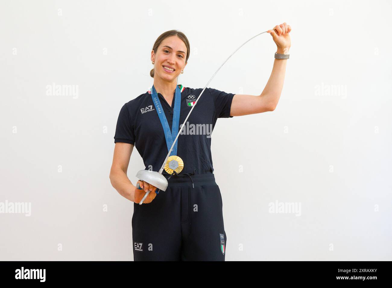 Giulia Rizzi medaglia d'oro nella scherma alle Olimpiadi di Parigi 2025