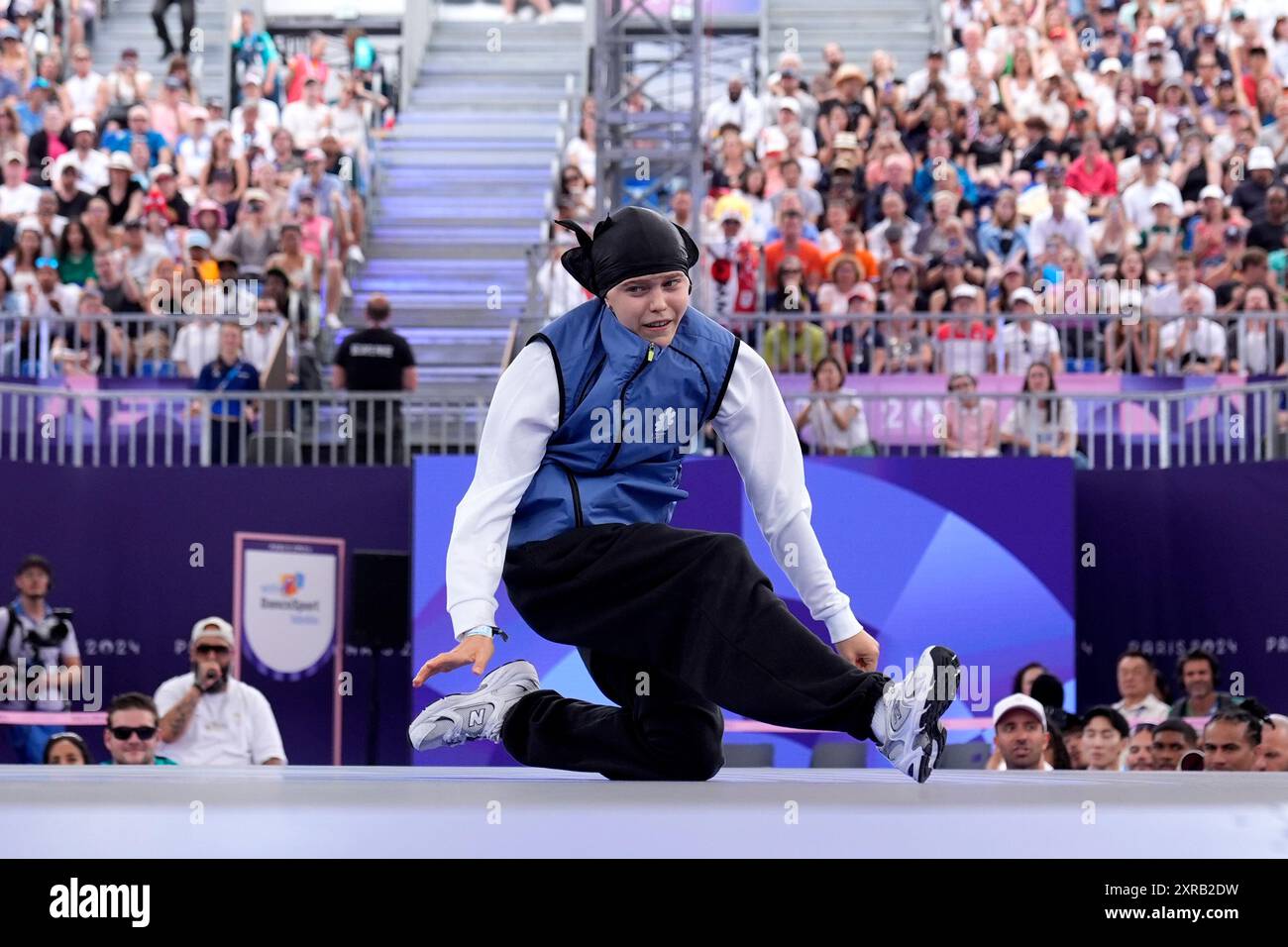 Lithuania's Dominika Banevic, known as B-Girl Nicka, competes during