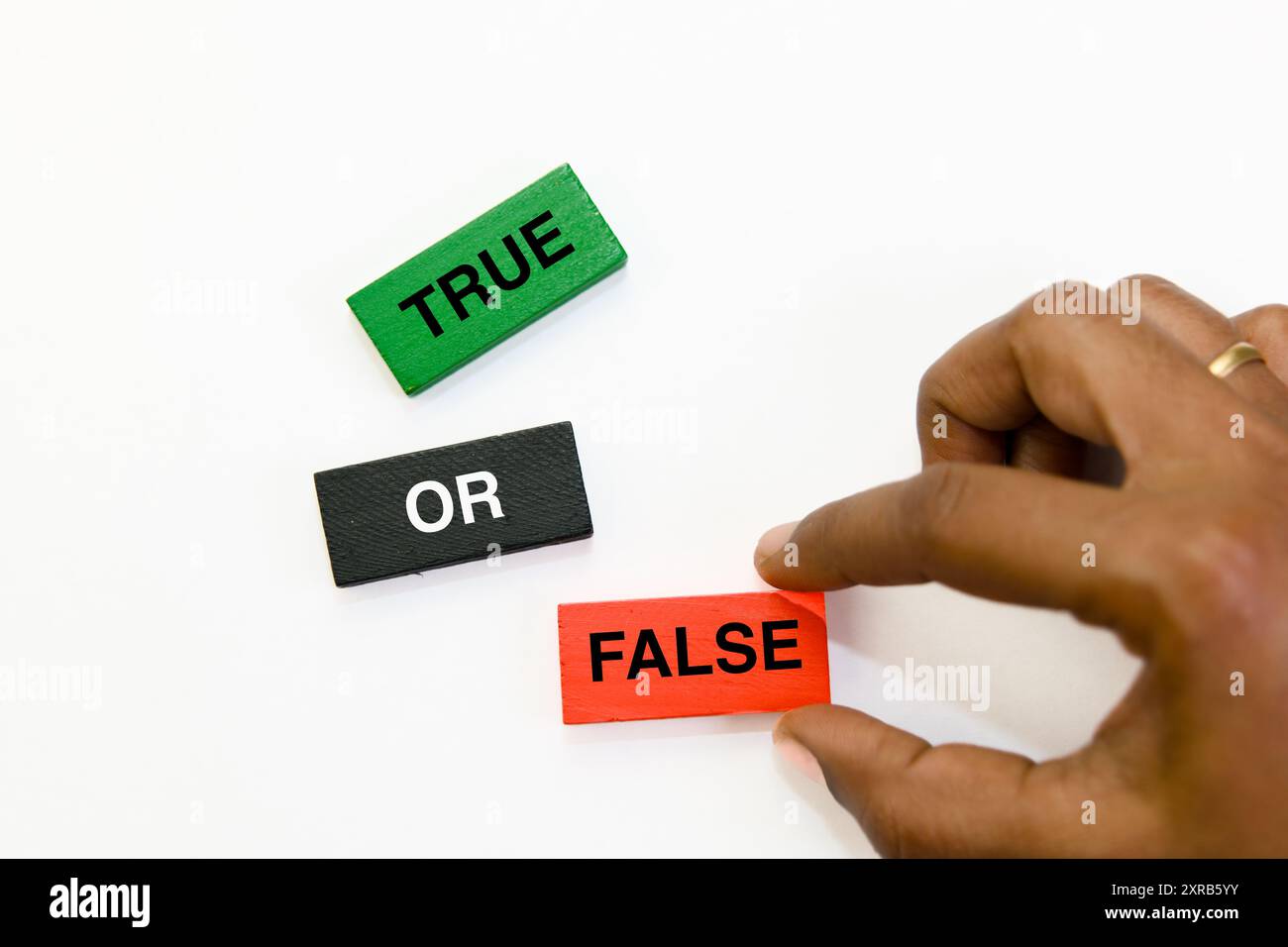 True False Options Making decision between yes no hi-res stock photography and images - Alamy