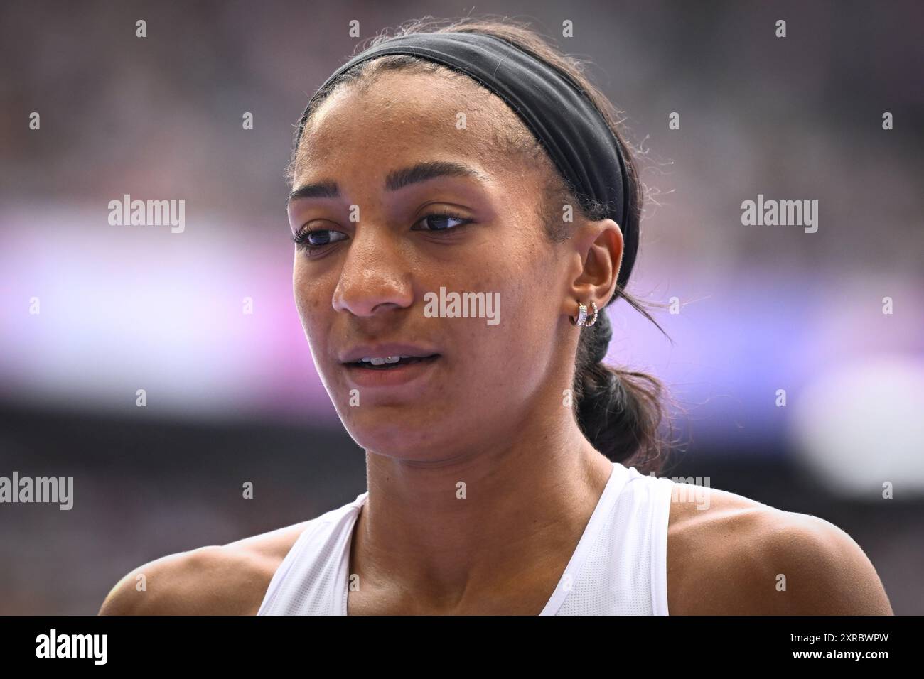 THIAM Nafissatou ( BEL ), Athletics, Women's Heptathlon Javelin Throw