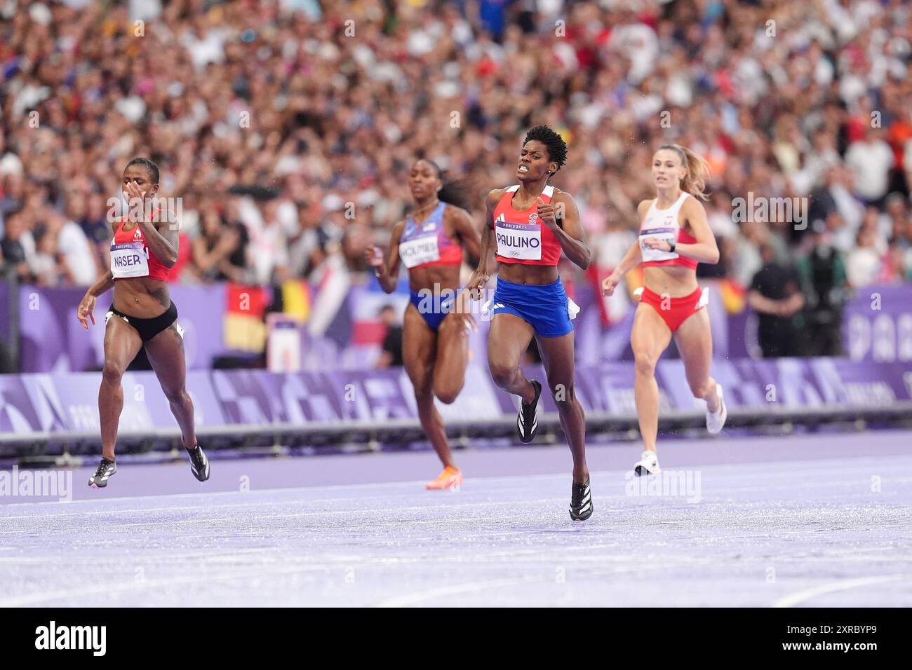 Dominican Republic's Marileidy Paulino (second right) wins gold in the ...