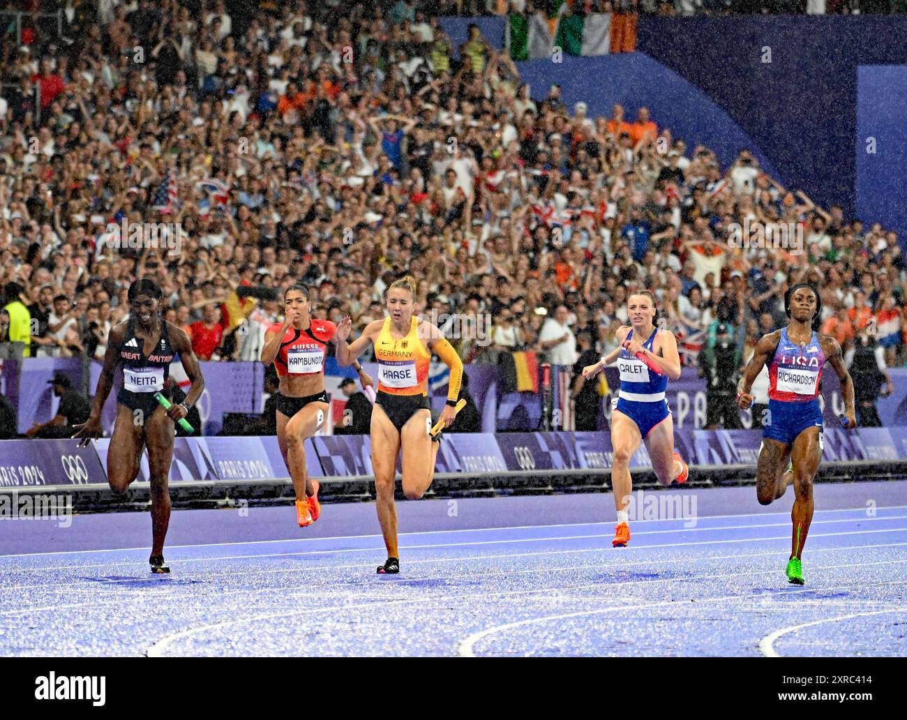 9th August 2024; Paris Olympic Games, Stade de France Paris, France ...