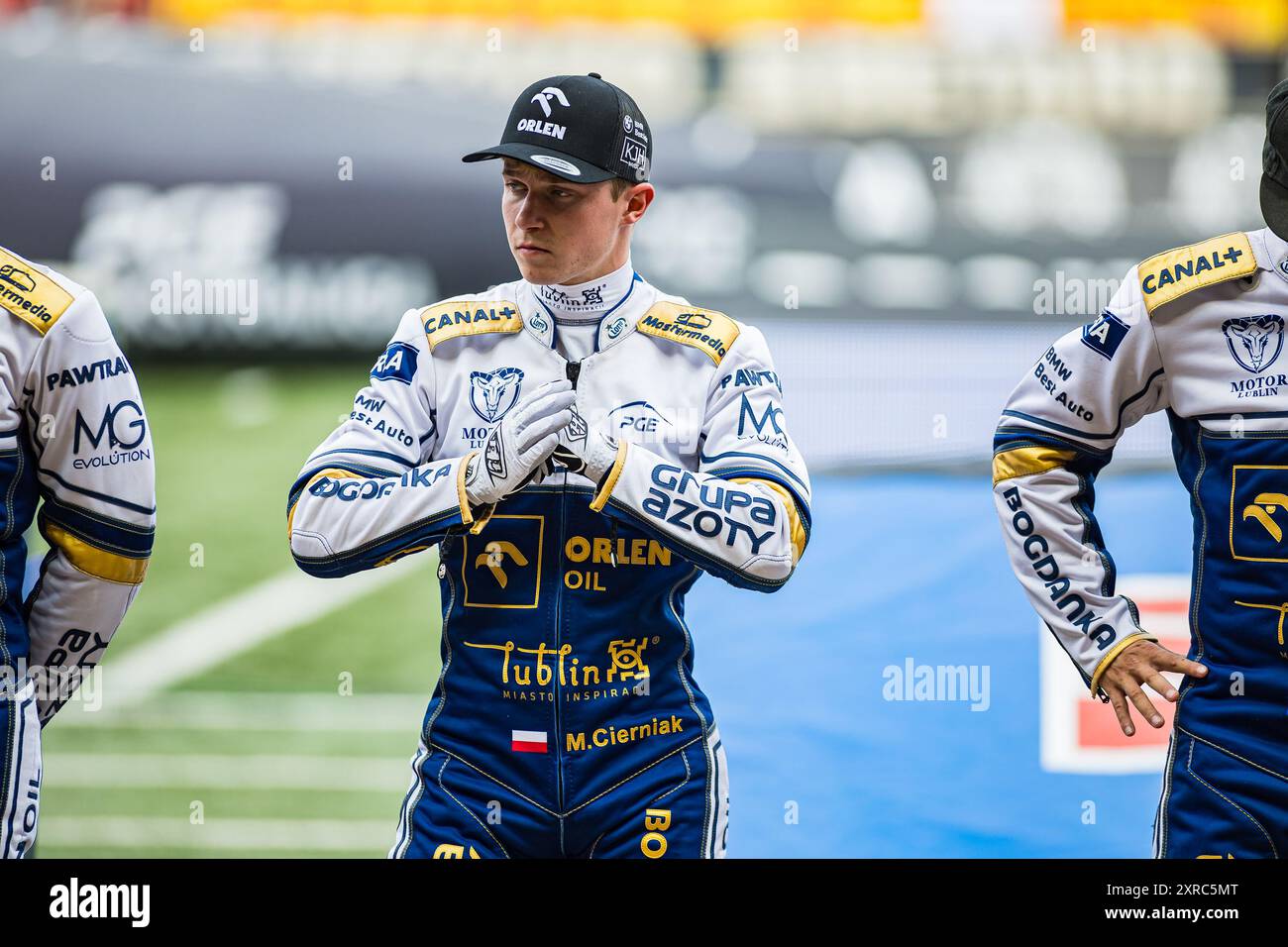 Wroclaw, Lower Silesia, Poland. 9th Aug, 2024. MATEUSZ CIERNIAK during a match of the Speedway PGE Ekstraliga is between WTS Sparta Wroclaw and Motor Lublin, August 9, 2024. Wroclaw, Poland. In photo: (Credit Image: © Mateusz Birecki/ZUMA Press Wire) EDITORIAL USAGE ONLY! Not for Commercial USAGE! Stock Photo