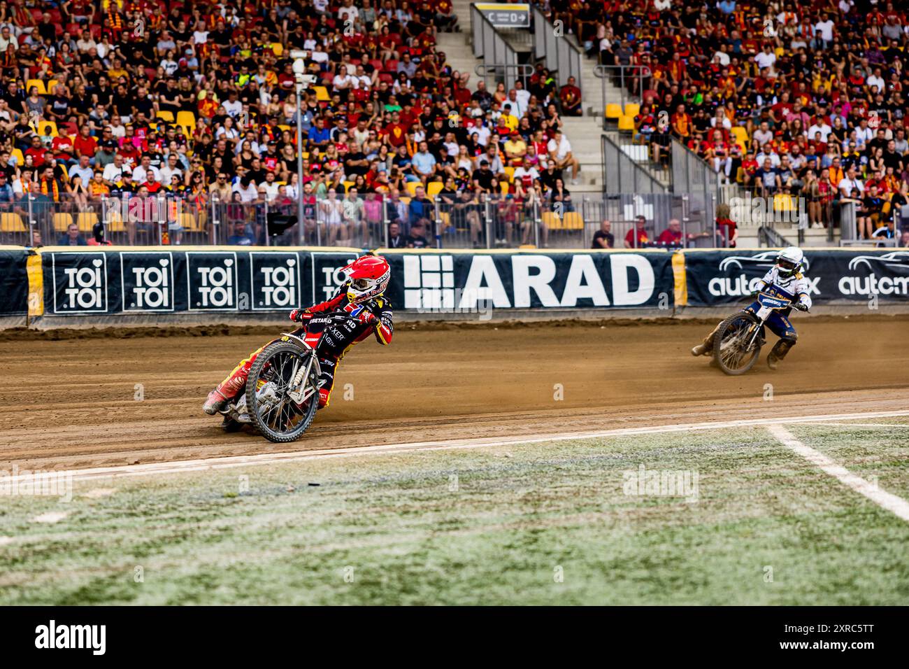 Wroclaw, Lower Silesia, Poland. 9th Aug, 2024. MACIEJ JANOWSKI during a match of the Speedway PGE Ekstraliga is between WTS Sparta Wroclaw and Motor Lublin, August 9, 2024. Wroclaw, Poland. In photo: (Credit Image: © Mateusz Birecki/ZUMA Press Wire) EDITORIAL USAGE ONLY! Not for Commercial USAGE! Stock Photo