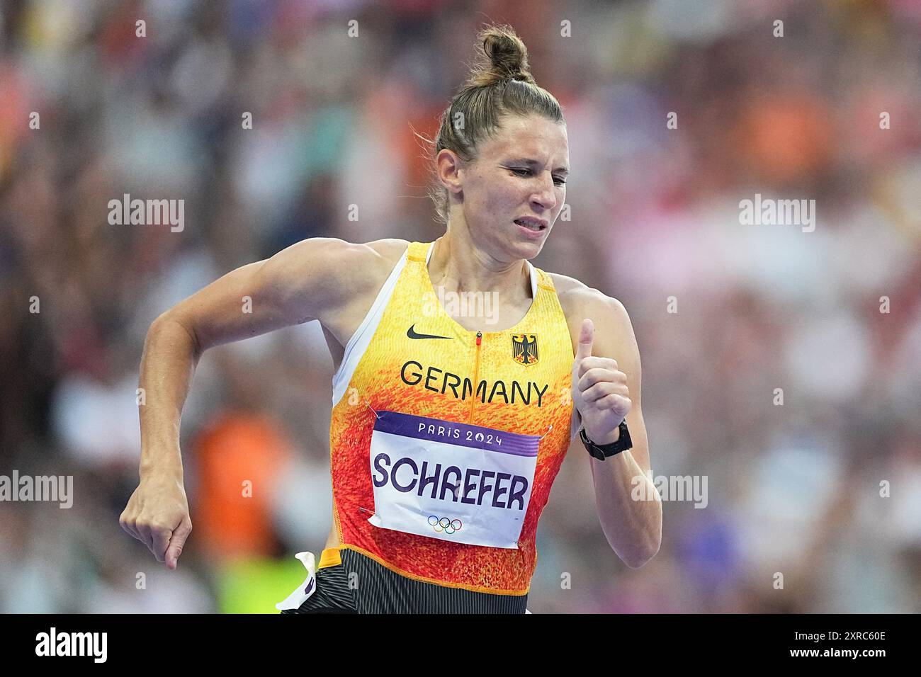 09 August 2024, France, SaintDenis Olympics, Paris 2024, athletics