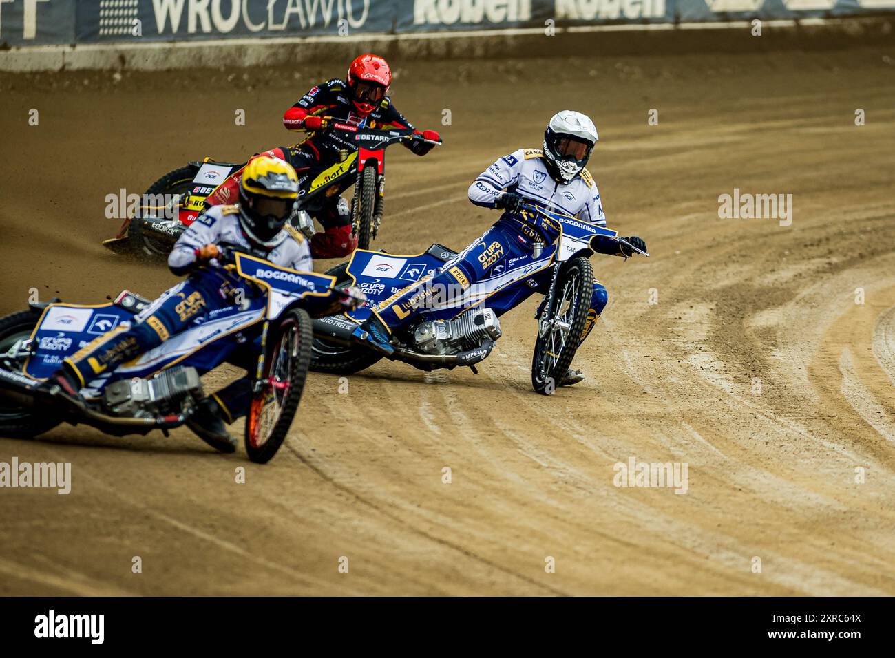 Wroclaw, Lower Silesia, Poland. 9th Aug, 2024. JACK HOLDER during a match of the Speedway PGE Ekstraliga is between WTS Sparta Wroclaw and Motor Lublin, August 9, 2024. Wroclaw, Poland. In photo: (Credit Image: © Mateusz Birecki/ZUMA Press Wire) EDITORIAL USAGE ONLY! Not for Commercial USAGE! Stock Photo