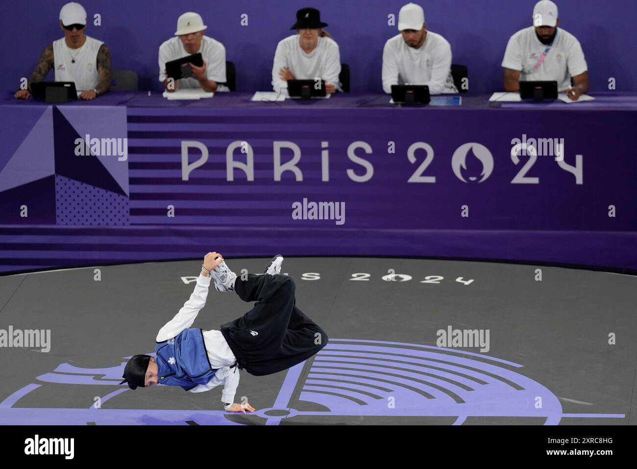 Lithuania's Dominika Banevic, known as B-Girl Nicka, competes during