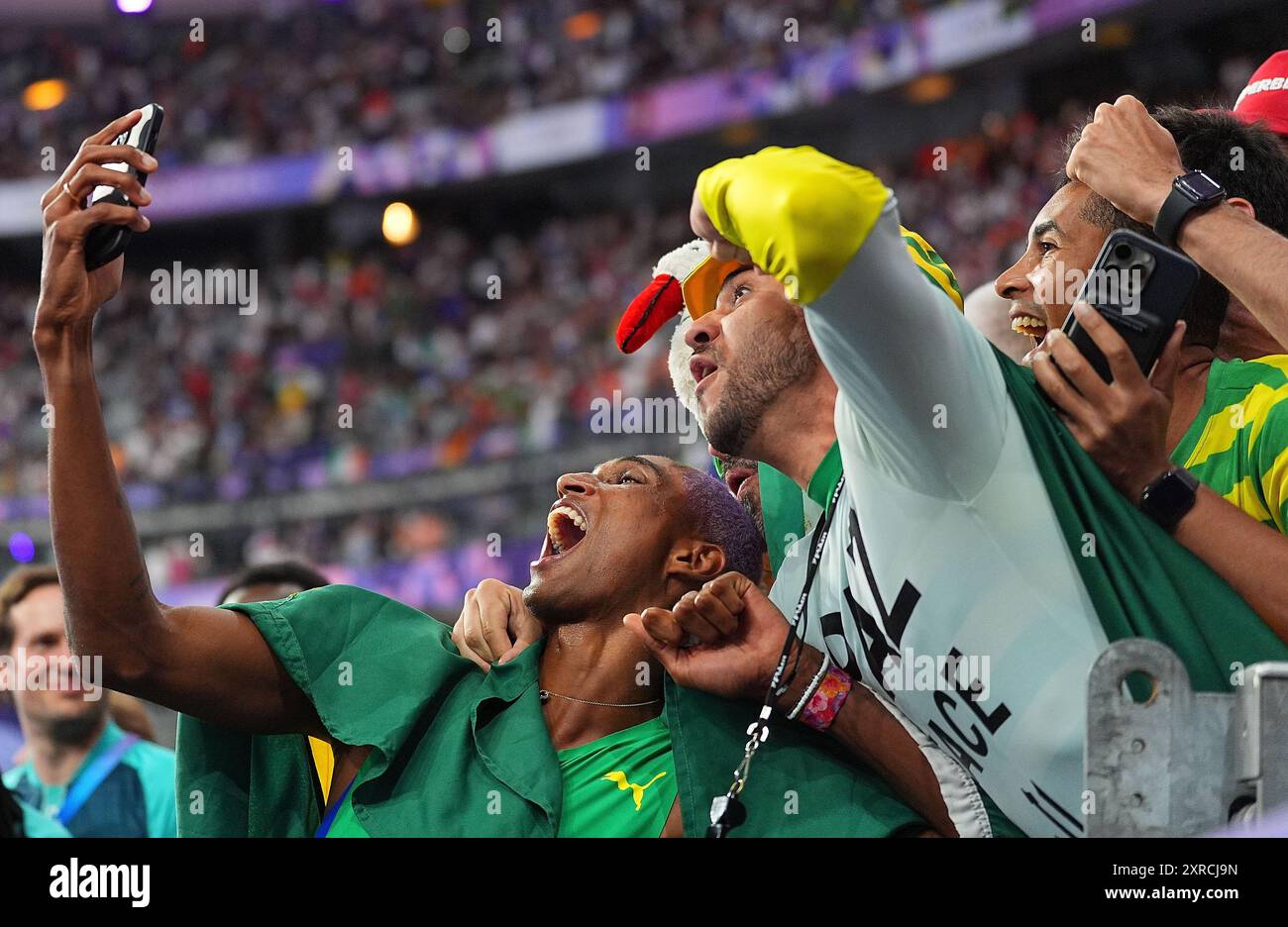 Paris France 9th Aug 2024 Alison Dos Santos L Of Brazil paris-france-9th-aug-2024-alison-dos-santos-l-of-brazil