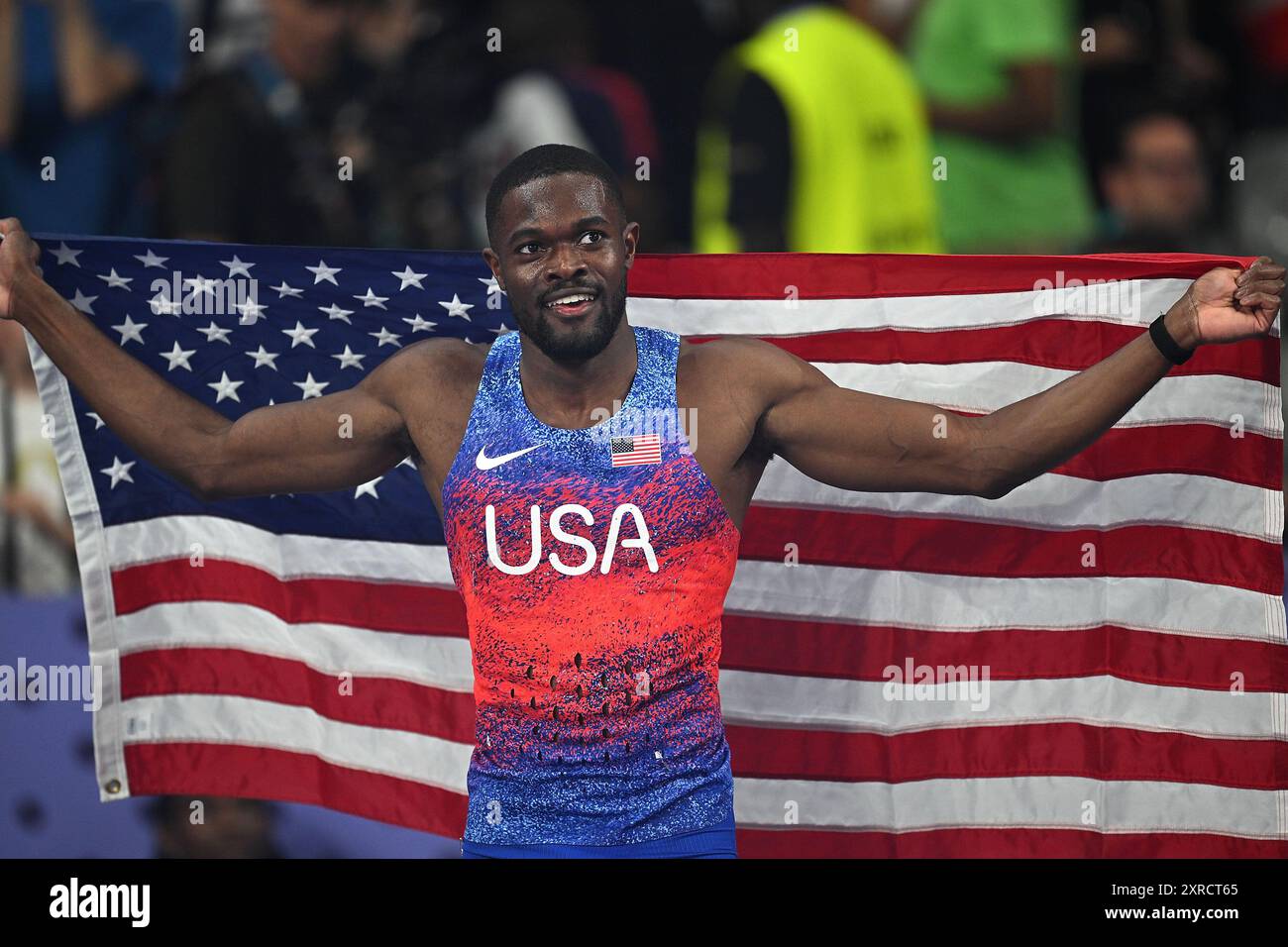 Paris, France. 9th Aug, 2024. Rai Benjamin of the United States ...