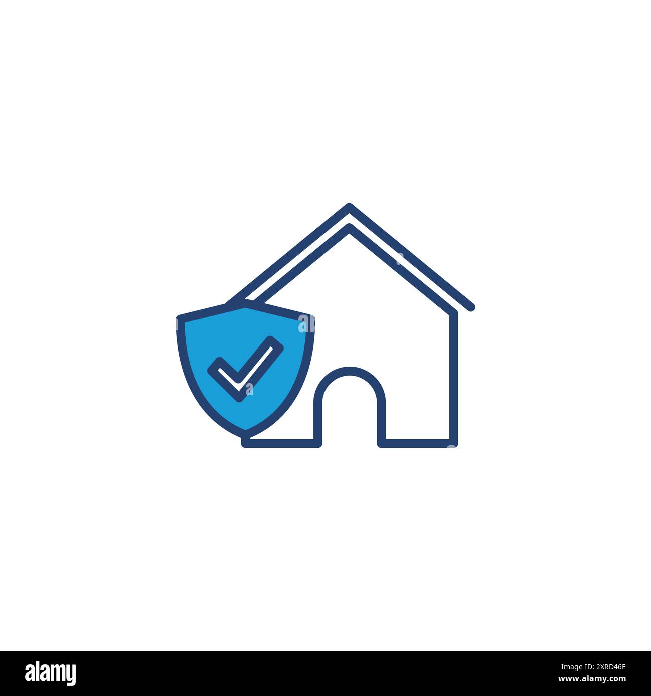house insurance icon vector. house protection icon Stock Vector Image ...