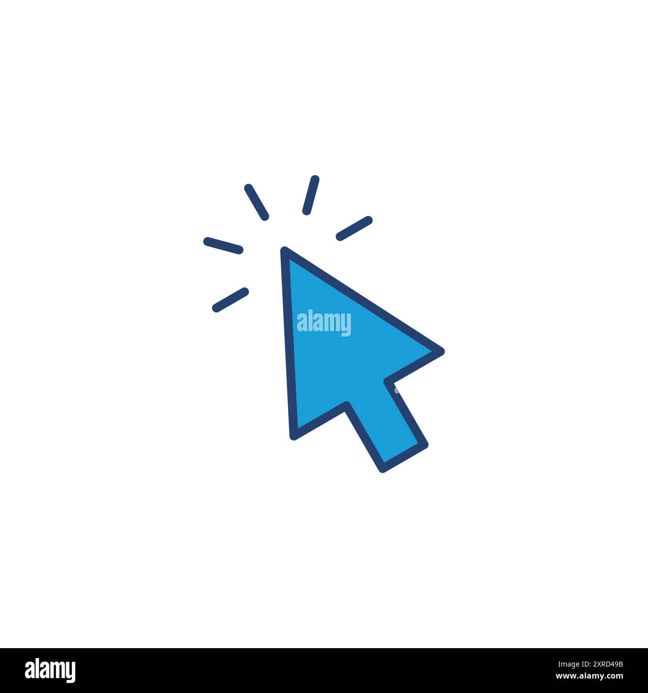 Click icon vector. pointer arrow icon. cursor icon vector Stock Vector