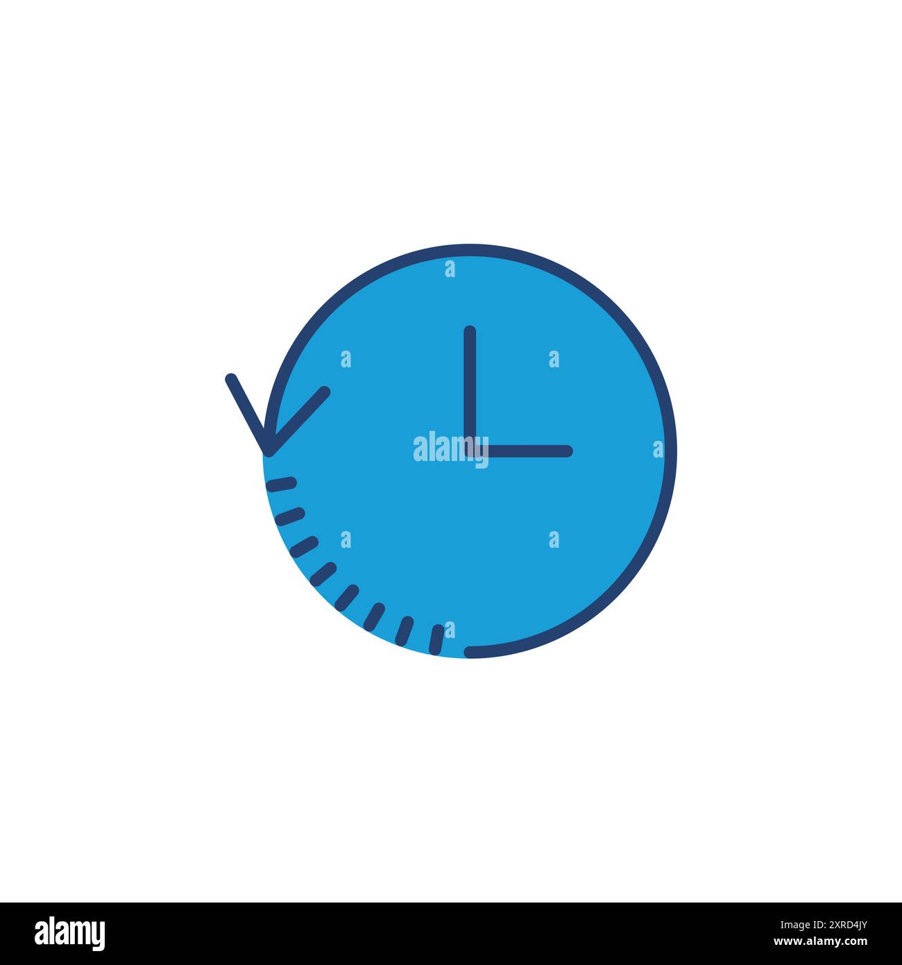 History icon vector. recent event history Stock Vector