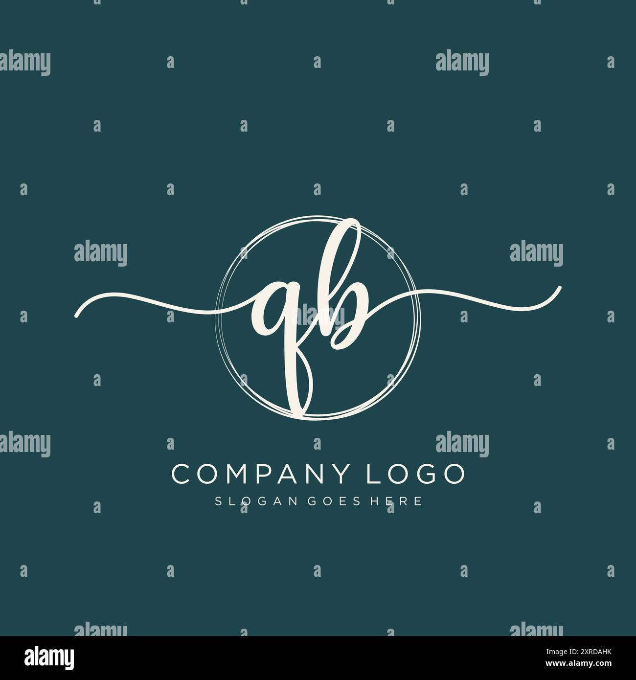 Qb letter design Stock Vector Images - Alamy