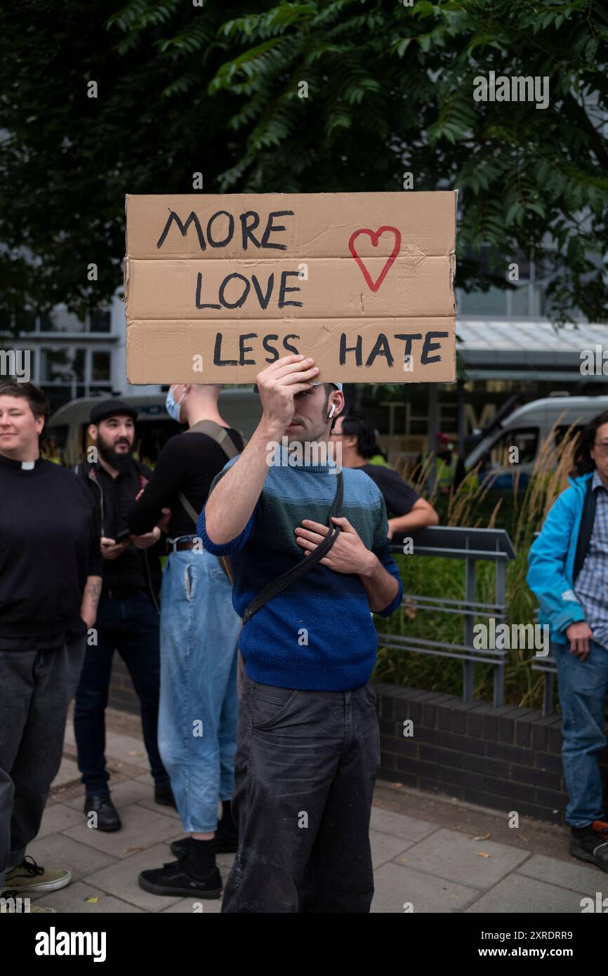Anti Racist Protest Anti fascist protests uk hi-res stock photography and images - Alamy