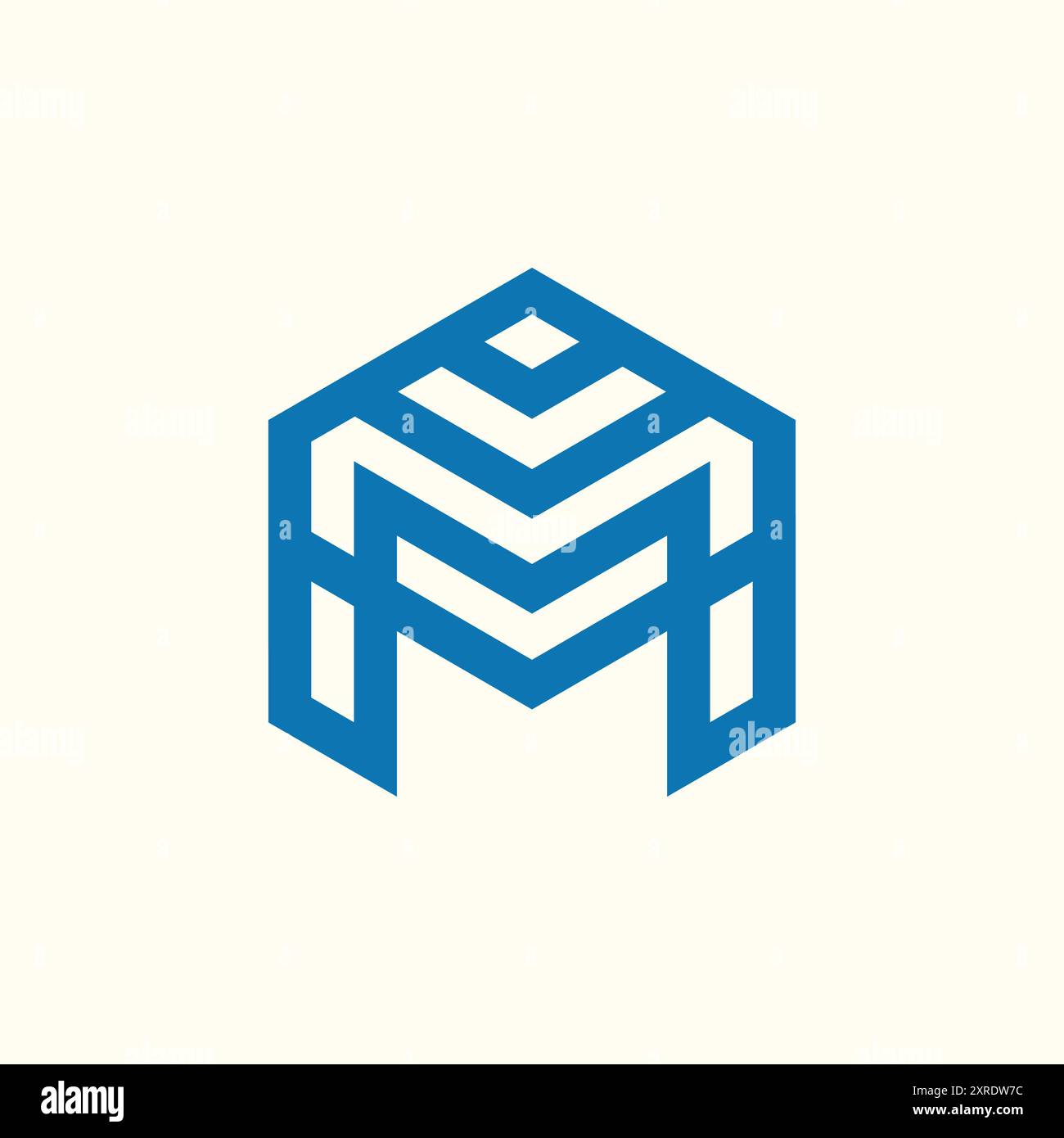 Minimal polygon logo hi-res stock photography and images - Alamy