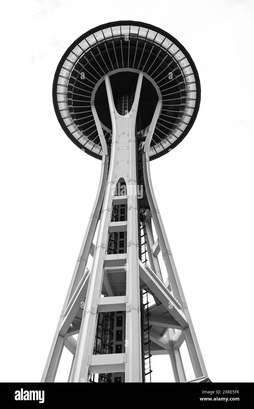 Space needle seattle Black and White Stock Photos & Images