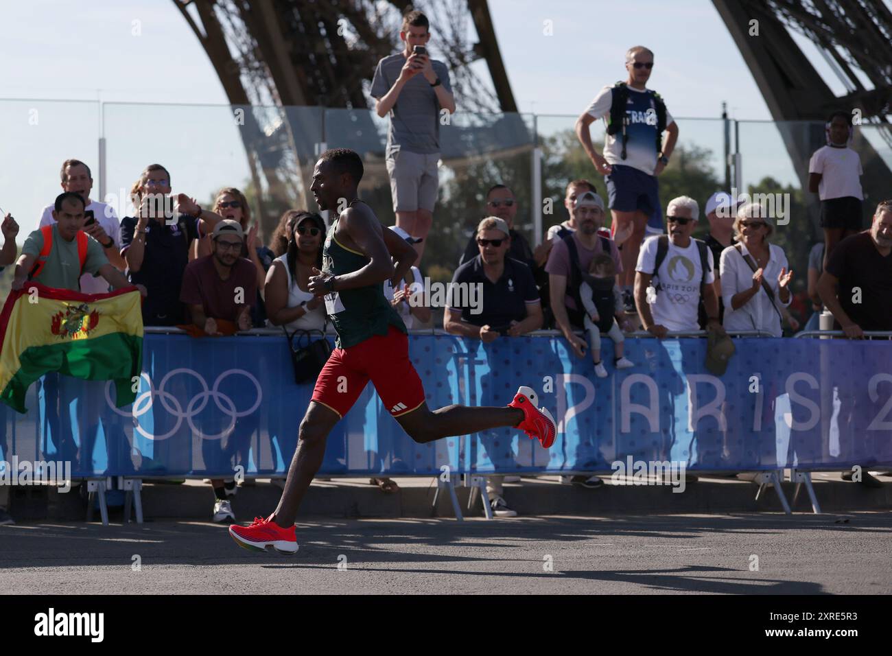 Paris, France. 10th Aug, 2025. Kenenisa Bekele of Ethiopia competes