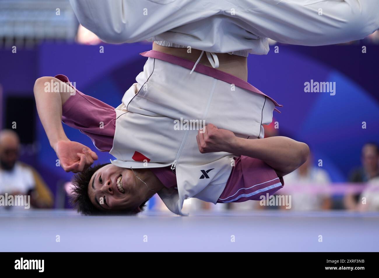 China's Xiangyu Qi, known as B-Boy Lithe-Ing competes during the B-Boys ...