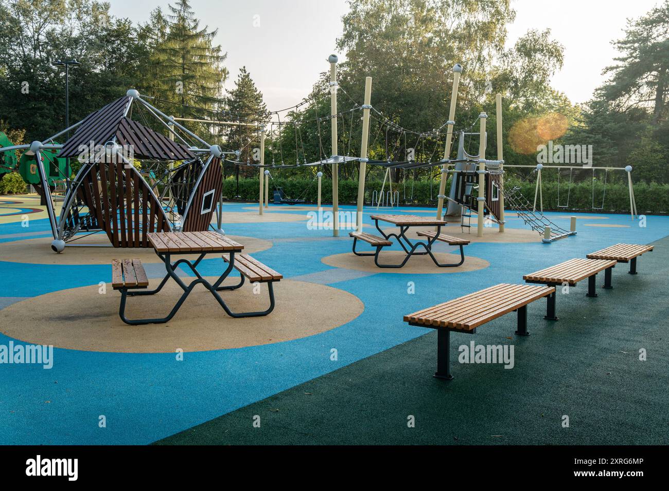 Public fitness area playground hi-res stock photography and images - Alamy