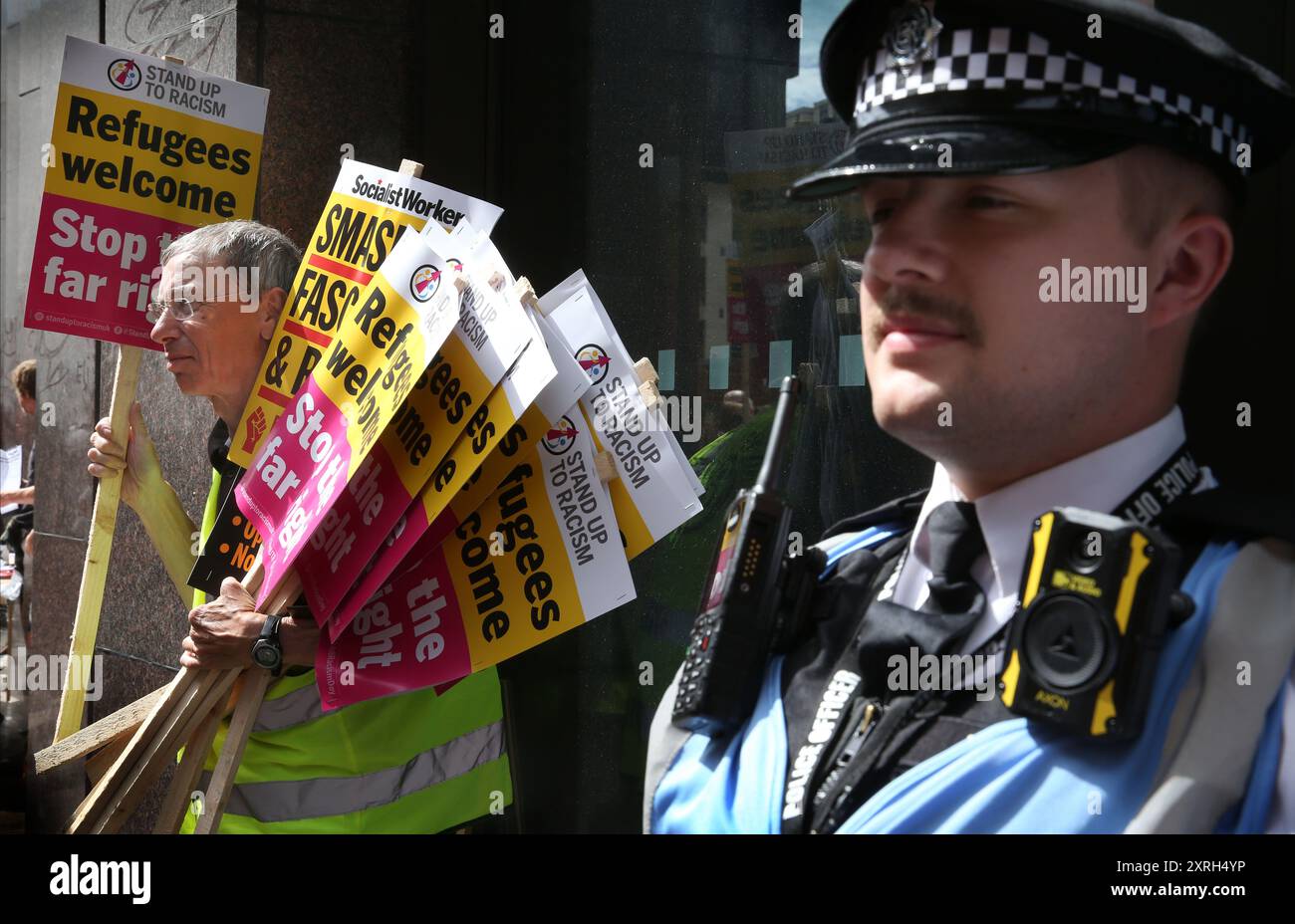 Nigel Signage Nigel farage seen out hi-res stock photography and images - Alamy