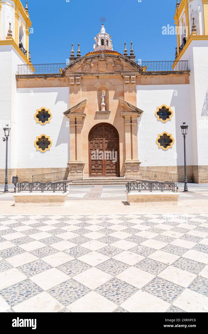The stunning facade of the Church of Nuestra Señora de la Merced in ...