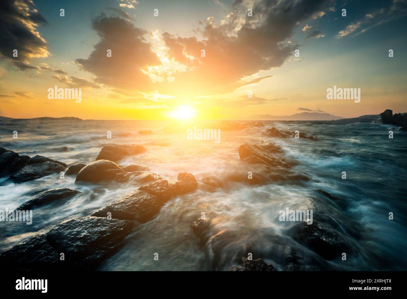 Beautiful seascape rocks hi-res stock photography and images - Alamy