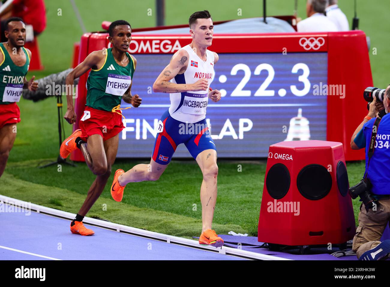 Jakob ingebrigtsen paris 2024 hi-res stock photography and images - Alamy
