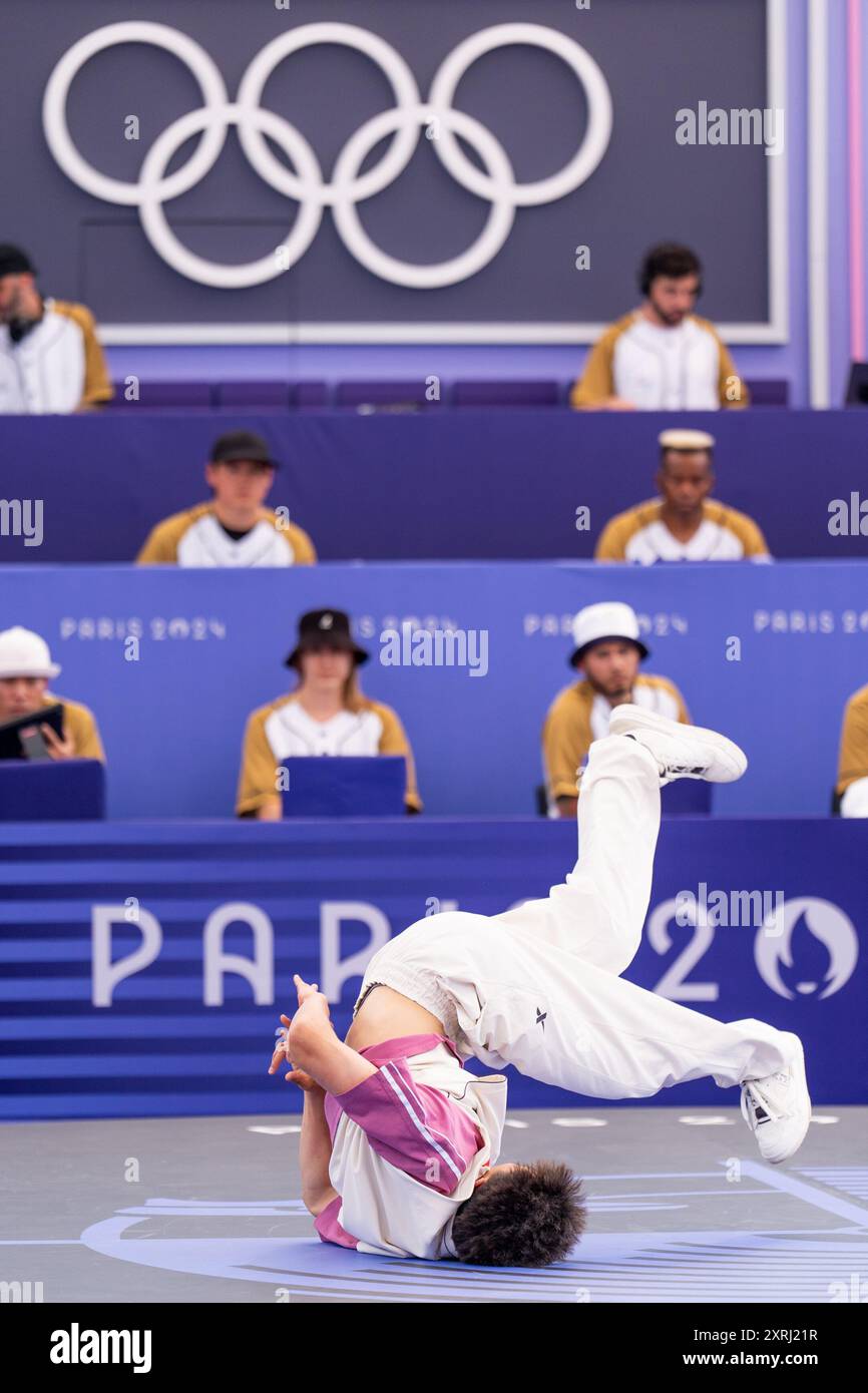 Paris, France. 10th Aug, 2024. PARIS, FRANCE - AUGUST 10: Lithe-ing of ...