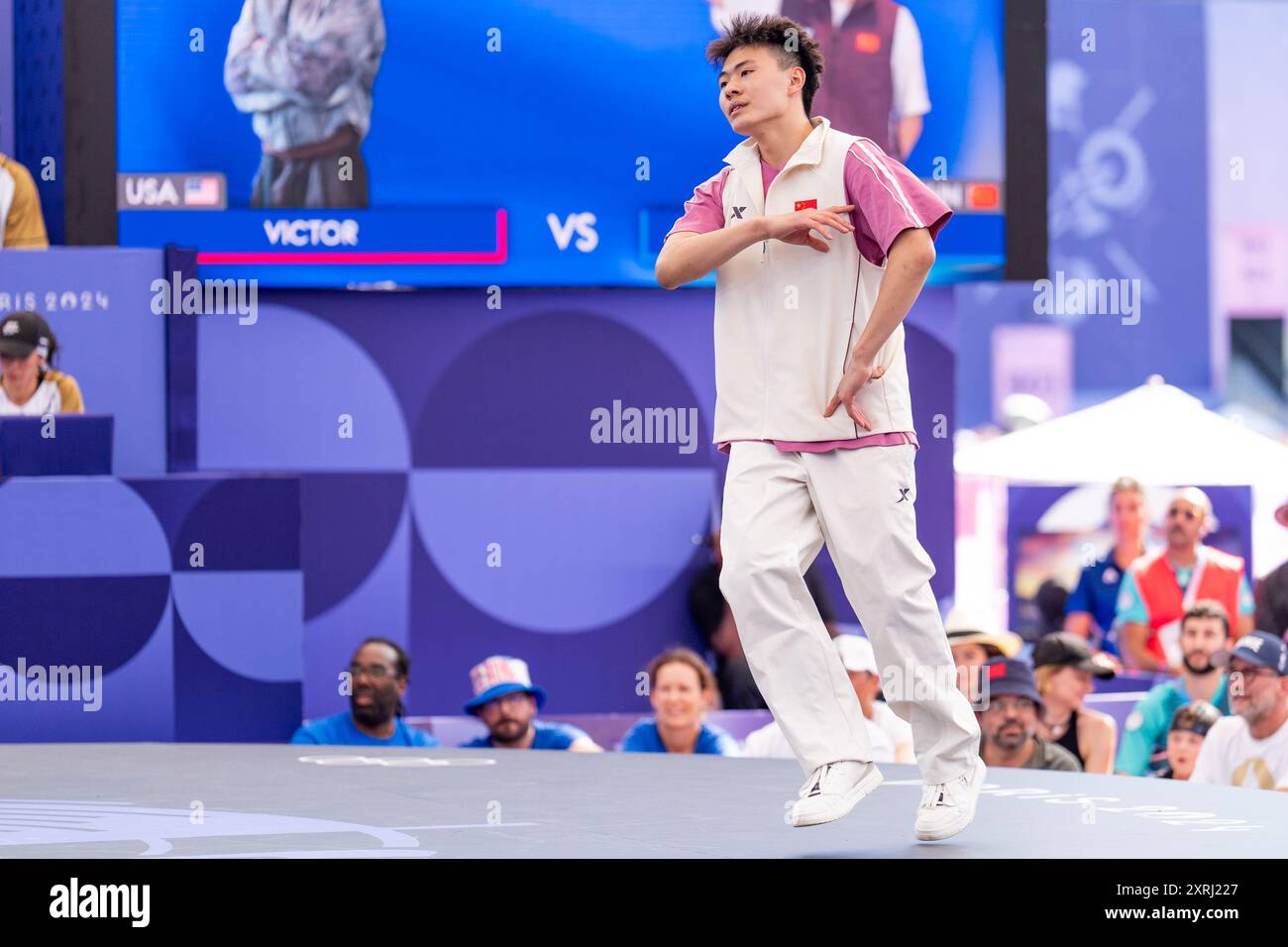 Paris, France. 10th Aug, 2024. PARIS, FRANCE - AUGUST 10: Lithe-ing of ...