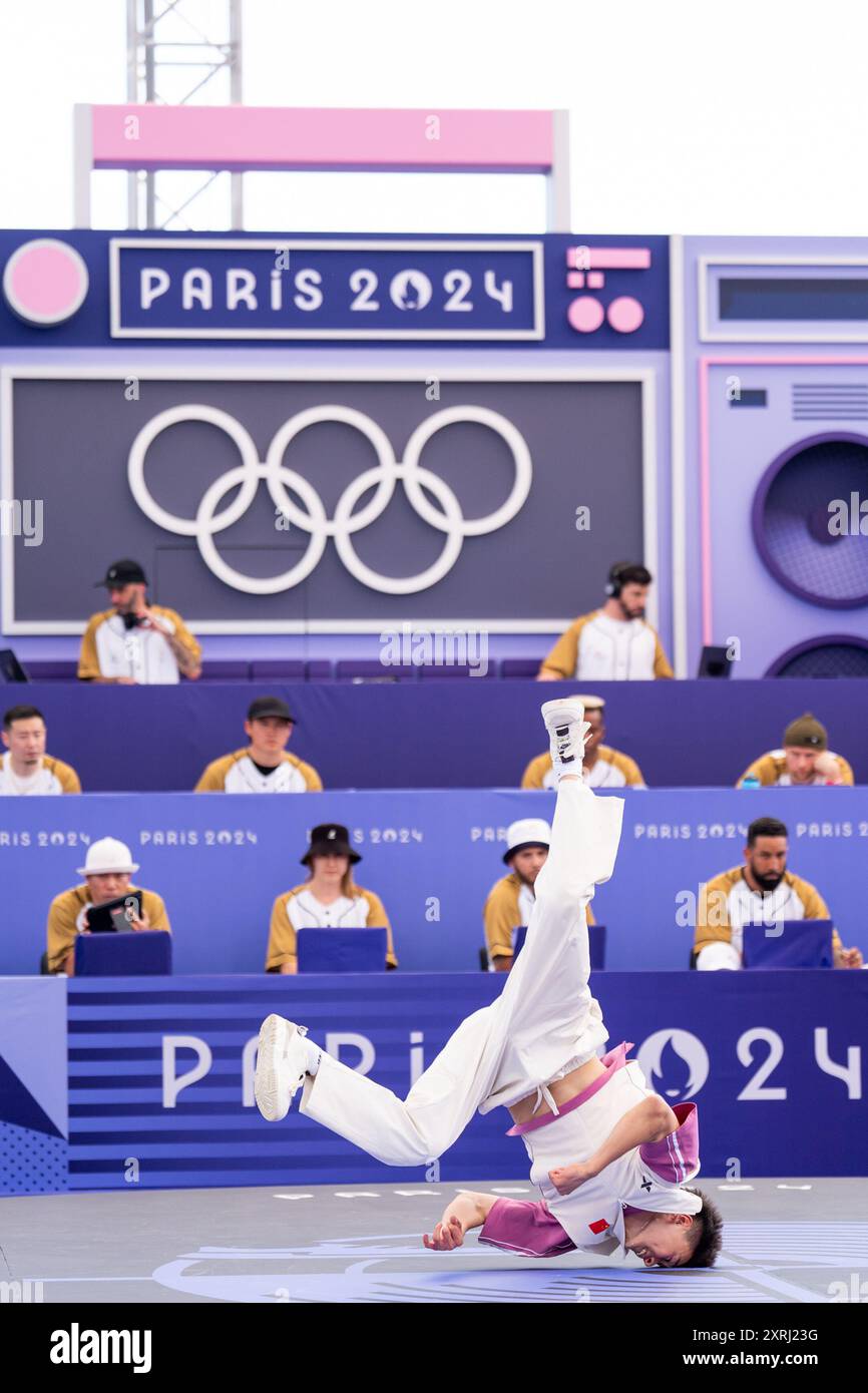 Paris, France. 10th Aug, 2024. PARIS, FRANCE - AUGUST 10: Lithe-ing of ...
