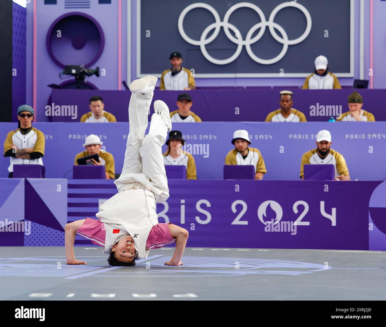 Paris, France. 10th Aug, 2024. Qi Xiangyu of China, known as B-Boy ...