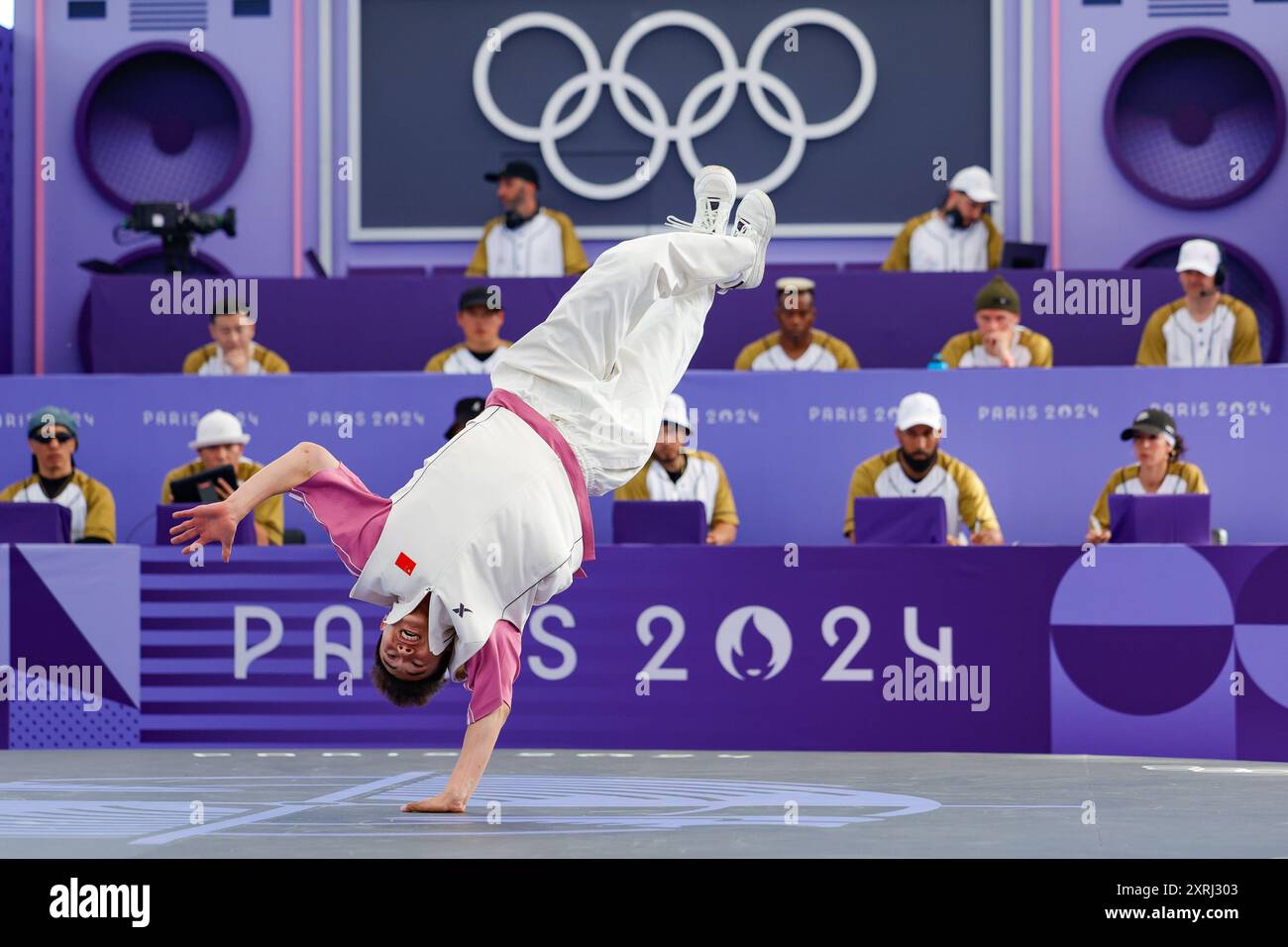 Paris, France. 10th Aug, 2024. Qi Xiangyu of China, known as B-Boy ...