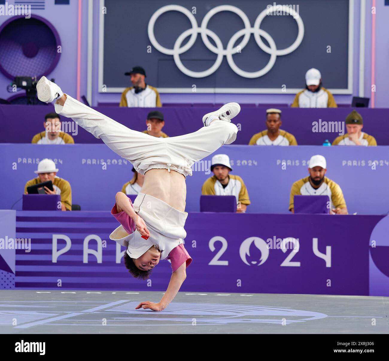 Paris, France. 10th Aug, 2024. Qi Xiangyu of China, known as B-Boy ...