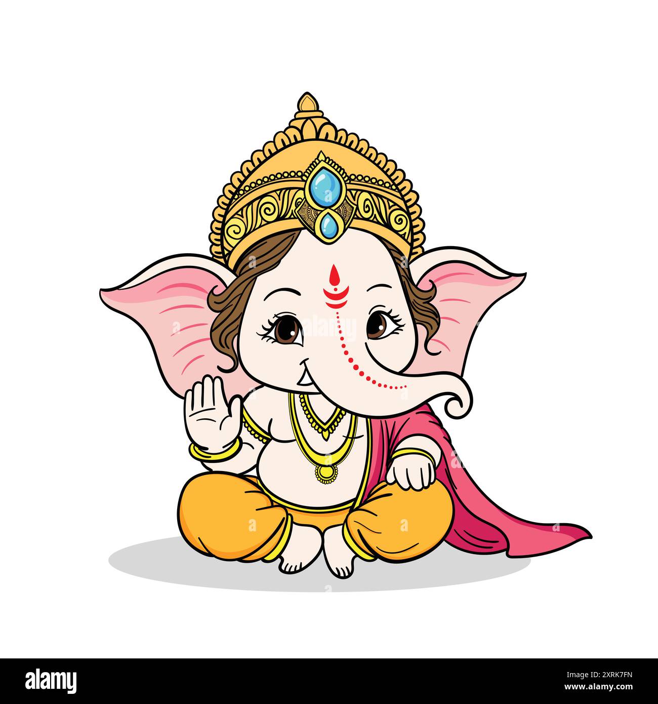 Shri Ganesh Cute Bal Ganesha Illustration For Ganesh Chaturthi Shri Ganesh Cute Bal Ganesha Illustration For Ganesh Chaturthi