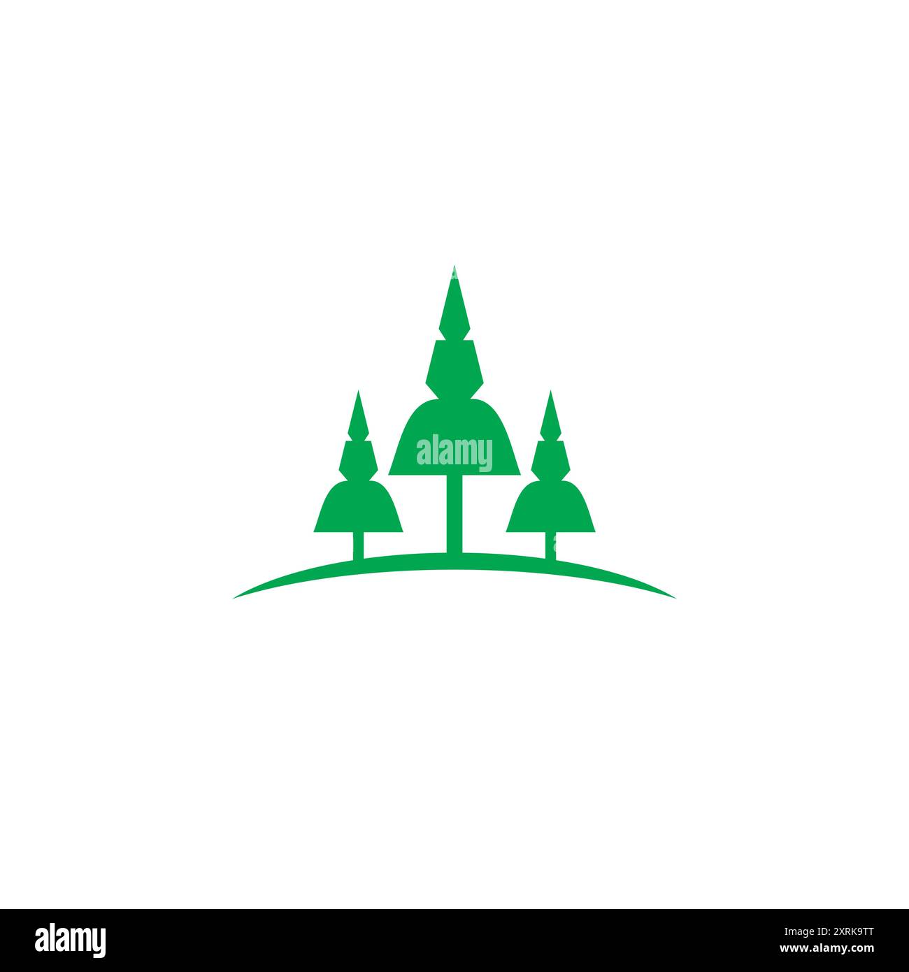 Pine Tree logo Vector Design Stock Vector Image & Art - Alamy