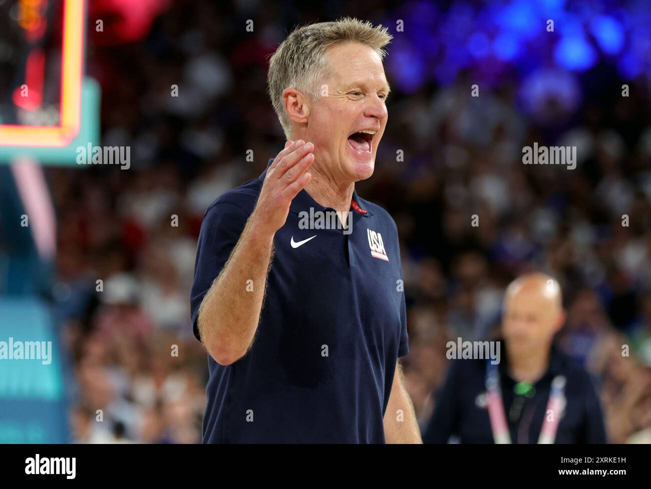 PARIS, FRANCE - AUGUST 10: Steve Kerr head coach of United States