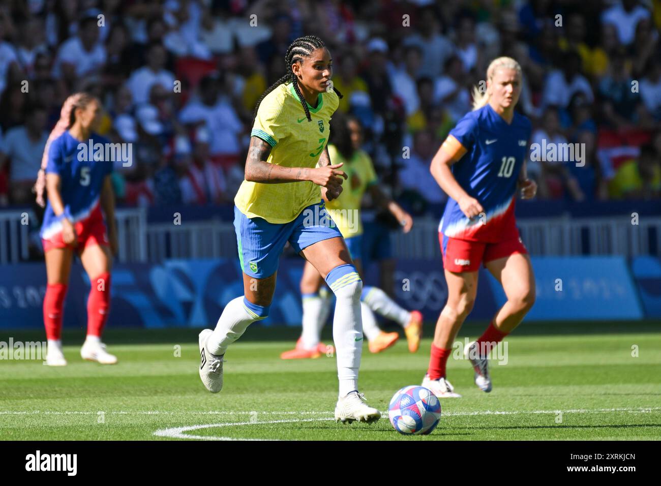 Paris France 10th Aug 2024 Tarciane Of Brazil Football Women s paris-france-10th-aug-2024-tarciane-of-brazil-football-women-s