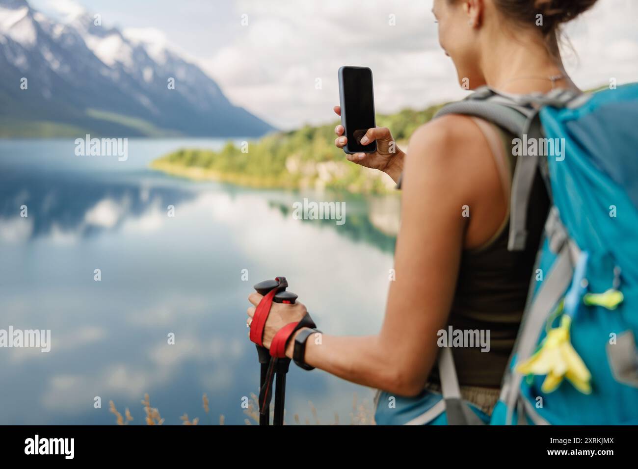 Hiker captures stunning view hi-res stock photography and images - Alamy