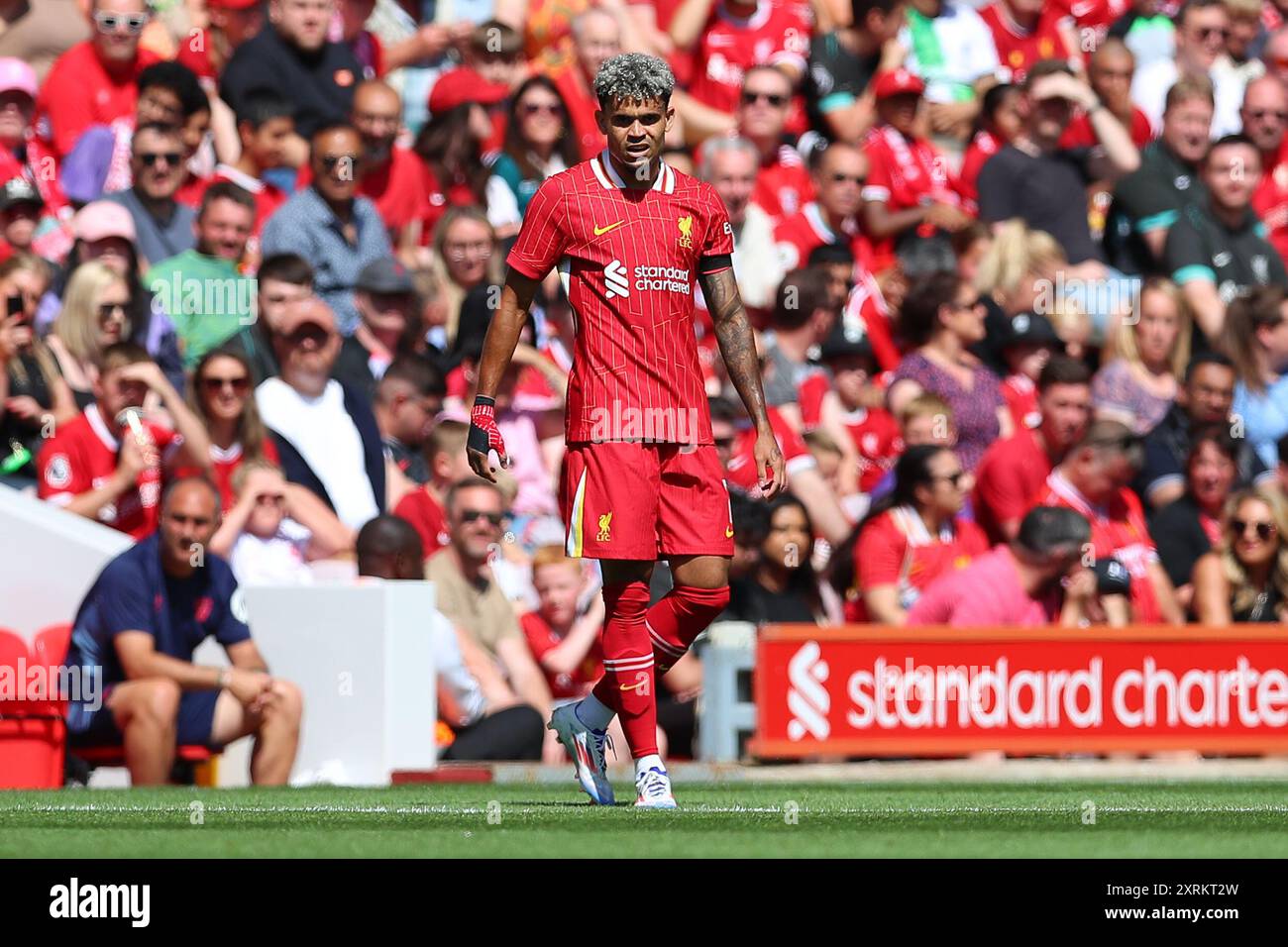 Flocage Luis Diaz N°7 – Liverpool 2024/25 – Domicile – Neuf Sans Boîte