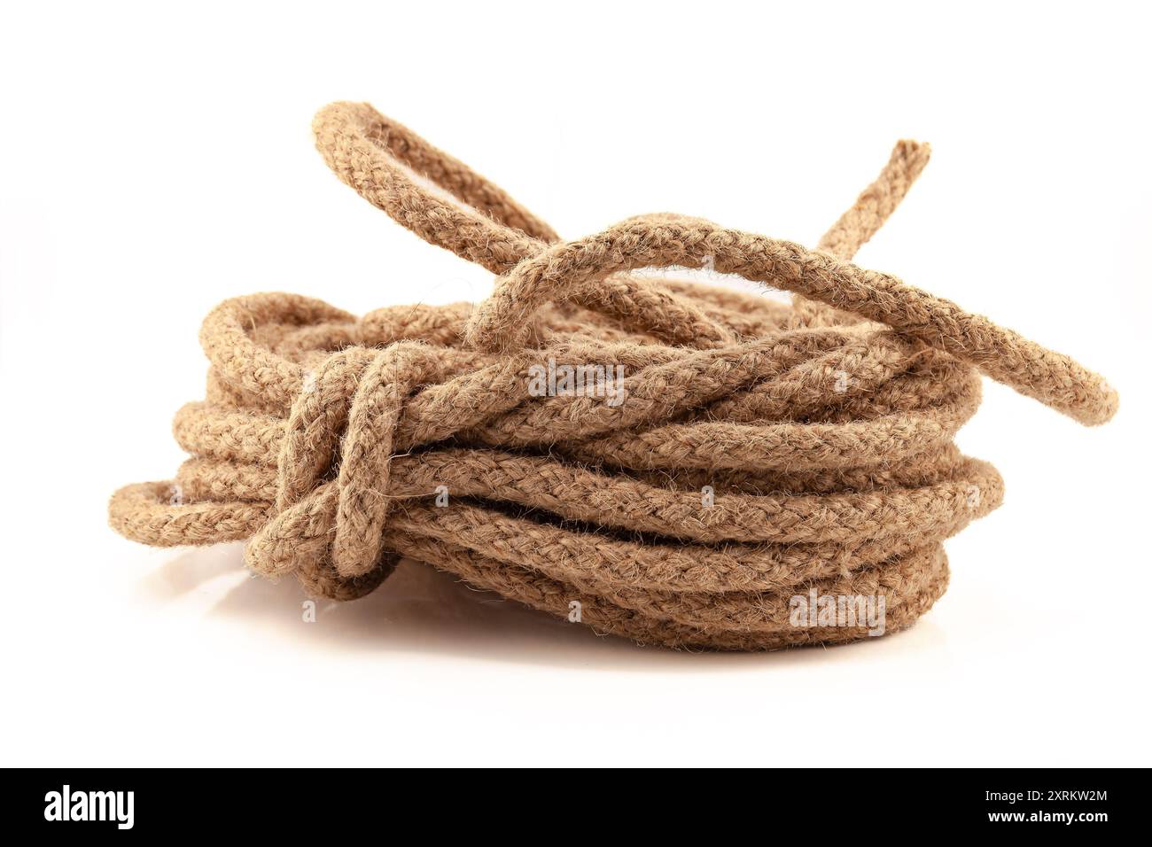 Braided jute rope for domestic and industrial use Stock Photo Alamy