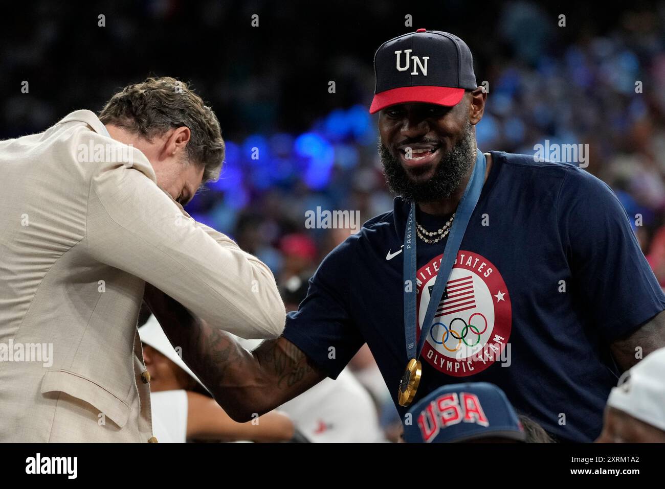LeBron James Smiles During A Women s Gold Medal Basketball Game At lebron-james-smiles-during-a-women-s-gold-medal-basketball-game-at