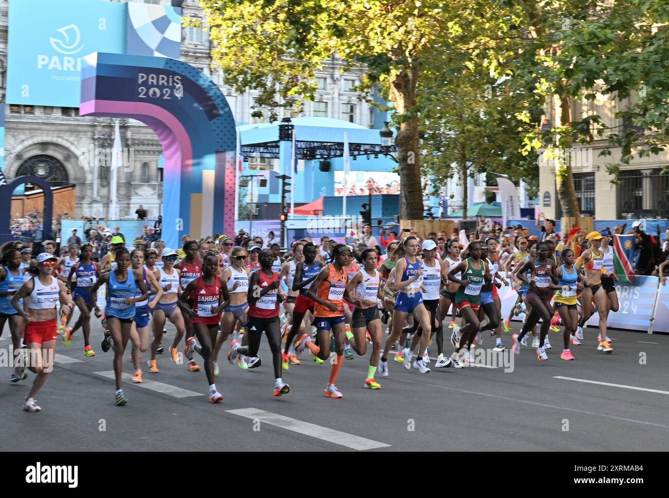 Start, Athletics, Women's Marathon during the Olympic Games Paris 2024