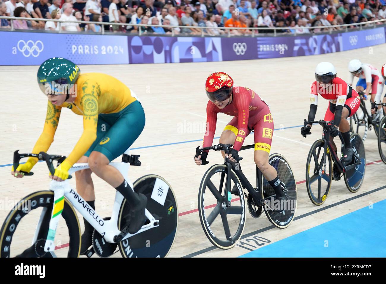 Paris, France. 11th Aug, 2024. Liu Jiali (2nd L) of China competes ...