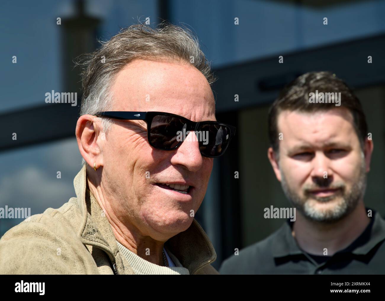 STOCKHOLM, SWEDEN JULY 26, 2024: Bruce Springsteen writing autographs ...