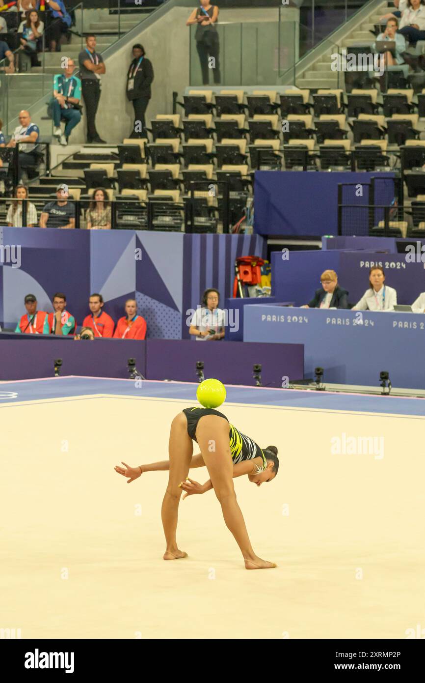 Paris, France - 08 08 2024: Olympic Games Paris 2024. View of wommen's ...