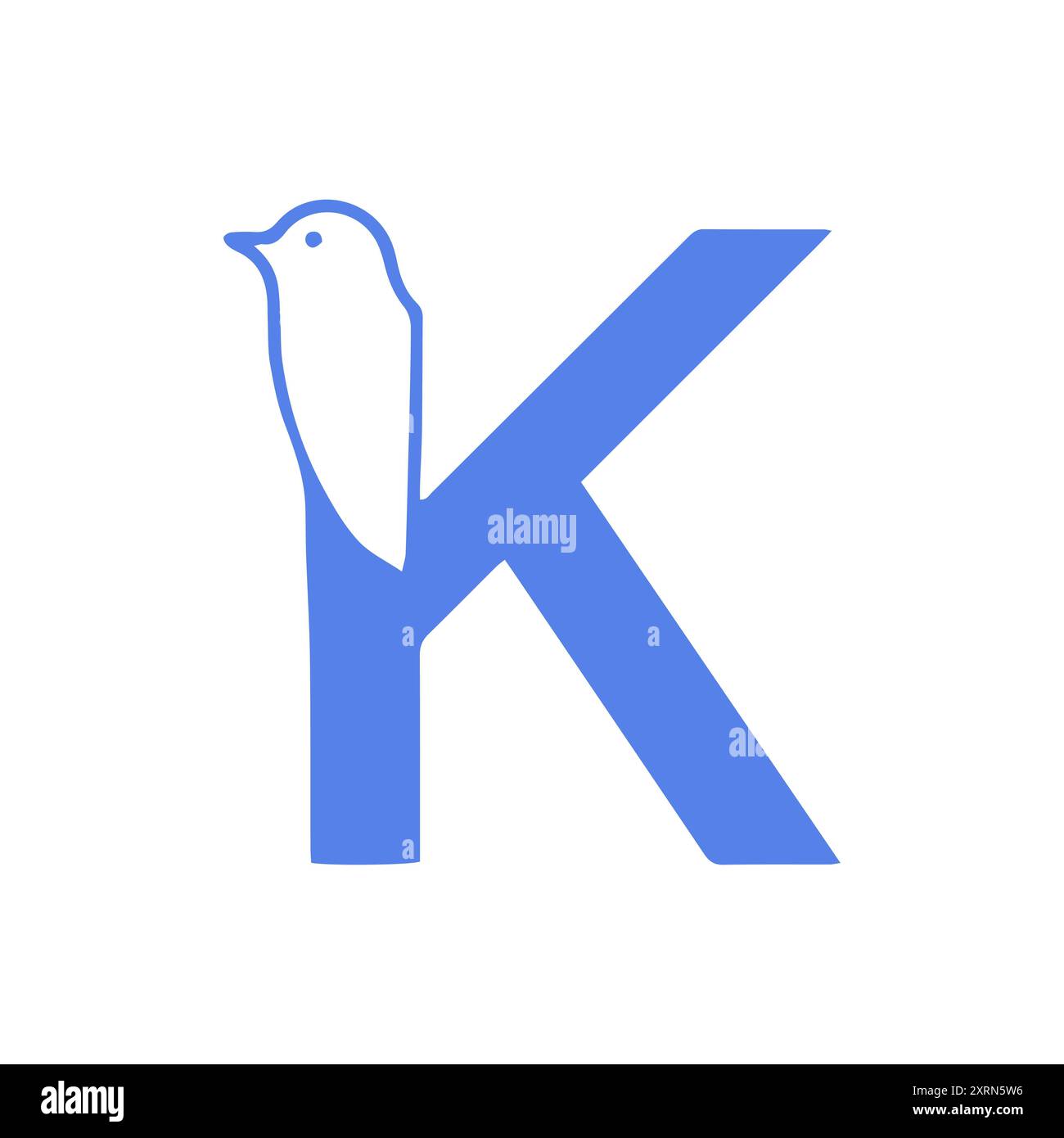 Capital Letter K Bird Stock Vector Image & Art - Alamy