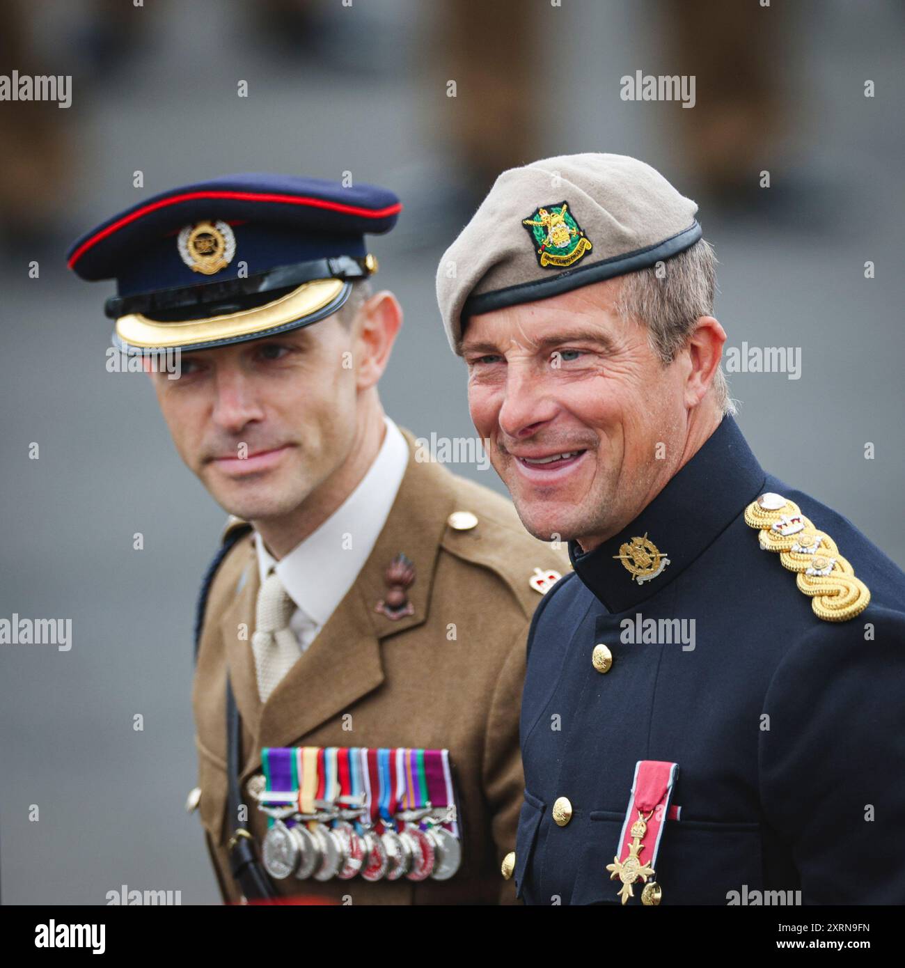 Honorary Colonel Bear Grylls OBE During The Graduation Parade On Intake honorary-colonel-bear-grylls-obe-during-the-graduation-parade-on-intake