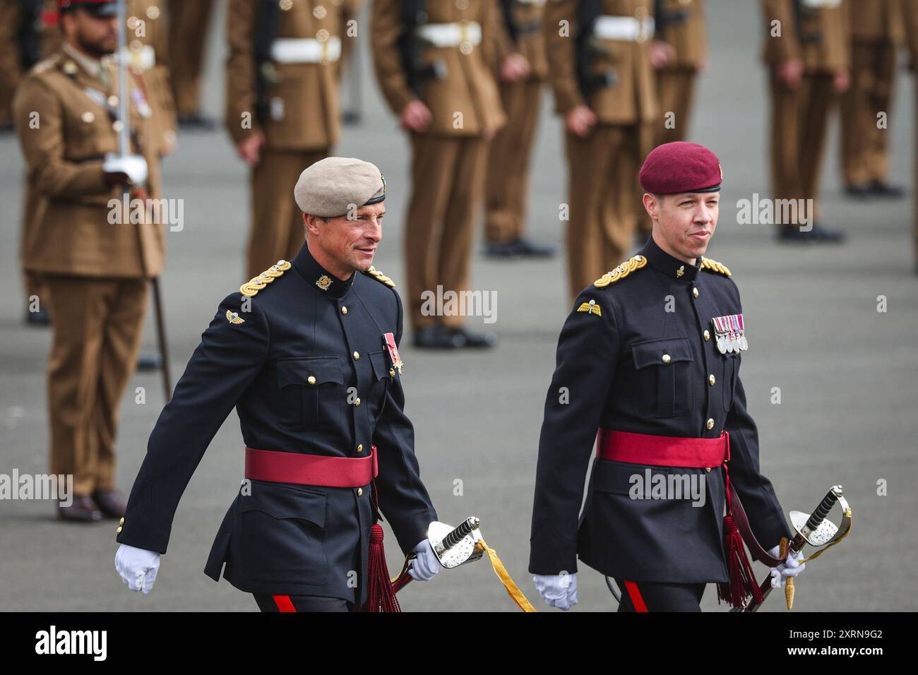 Honorary Colonel Bear Grylls OBE During The Graduation Parade On Intake honorary-colonel-bear-grylls-obe-during-the-graduation-parade-on-intake