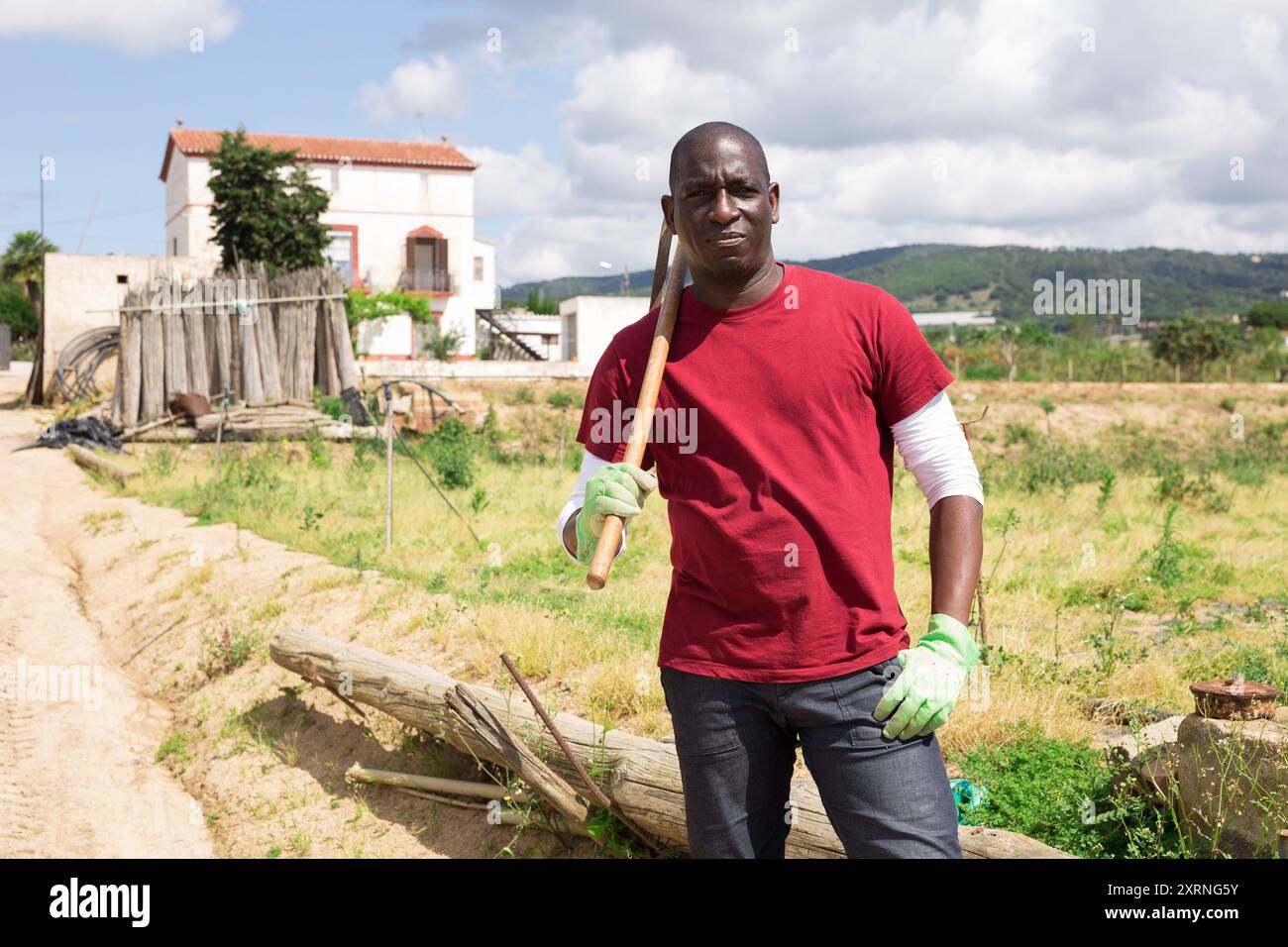 African american man stands hi-res stock photography and images - Alamy