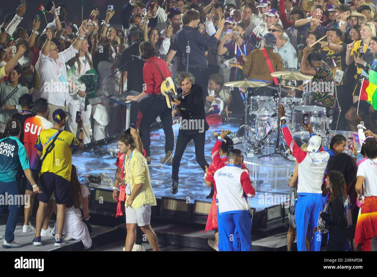 Paris France 11 August 2024 French Indie Rock Band Phoenix paris-france-11-august-2024-french-indie-rock-band-phoenix